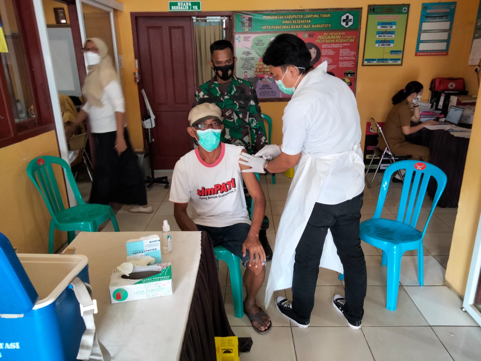 Cegah Covid-19, Kodim 0429 Lamtim Gelar Serbuan Vaksinasi Tahap II