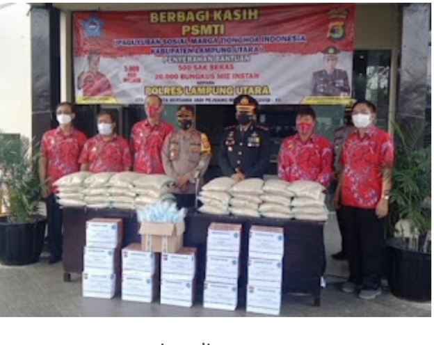 PSMTI Lampura Bantu Warga Terdampak Covid-19