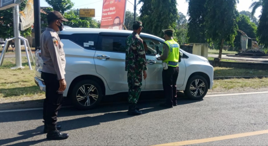 Kasus Covid-19 Meningkat, Lamtim Gelar Penyekatan PPKM Level 4