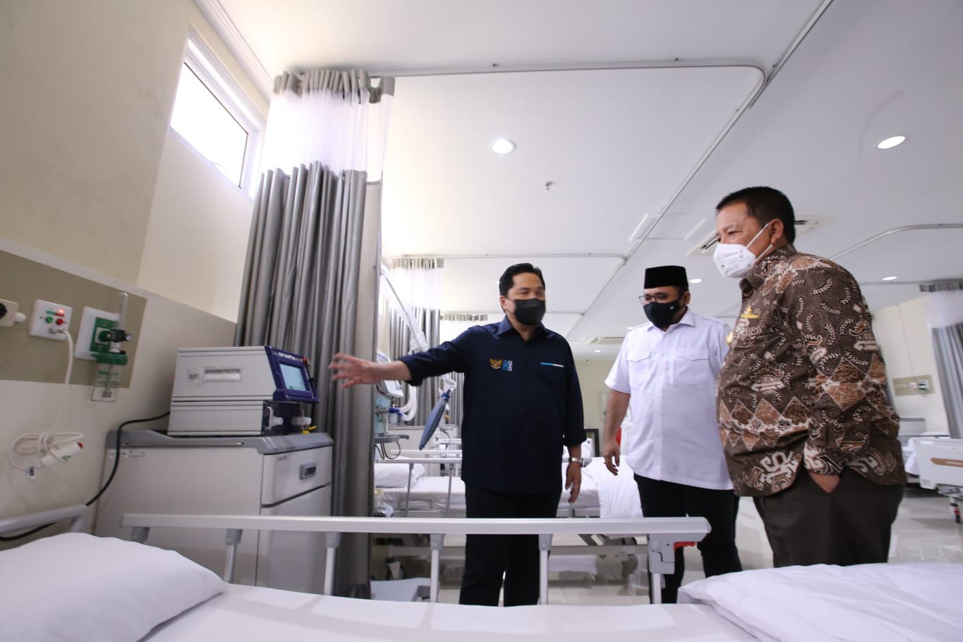 Gubenur Arinal Dampingi Menteri BUMN dan Menteri Agama RI Tinjau Kesiapan RS. Pertamina Bintang Amin Ekstensi 