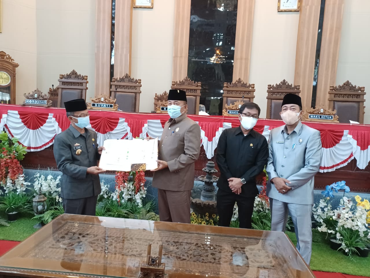KUA-PPAS APBDP Lamtim Tahun 2021 Disepakati, Pendapatan Turun Rp116,9 Miliar
