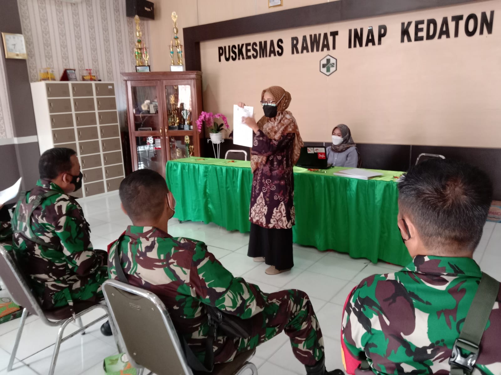 Babinsa Kodim 0410/KBL Ikuti Kegiatan Pelatihan Aplikasi Silacak