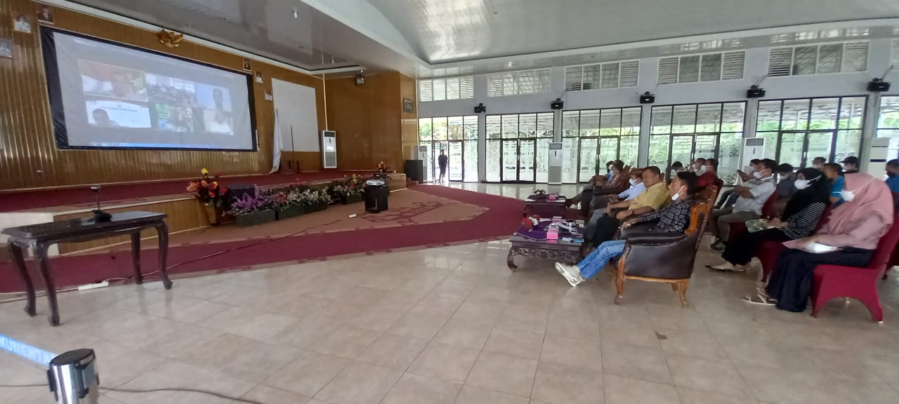 KONI Way Kanan Gelar Audiensi Virtual dengan KONI Lampung