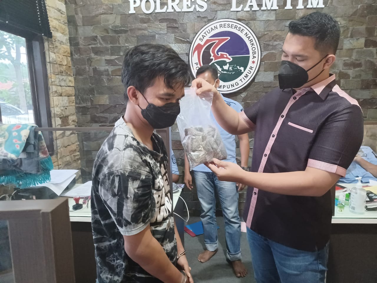Edarkan 50 Paket Ganja, Warga Natar Diamankan Polres Lamtim