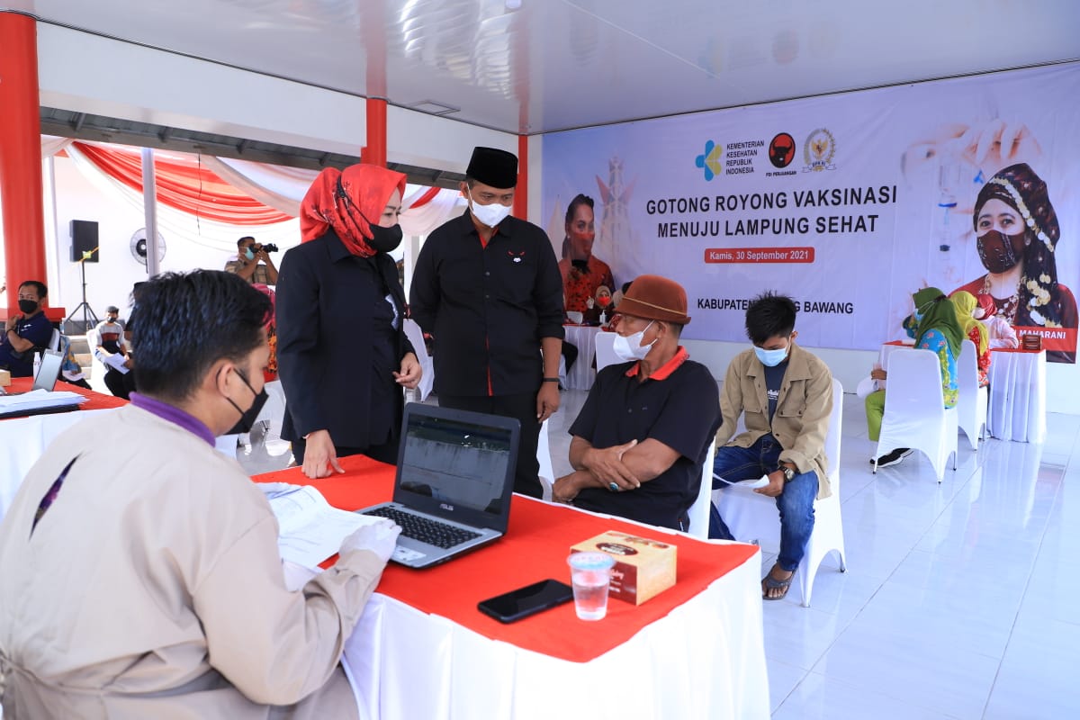 Empat Titik Ini Jadi Sasaran Vaksin Gotong Royong DPC PDIP Tuba