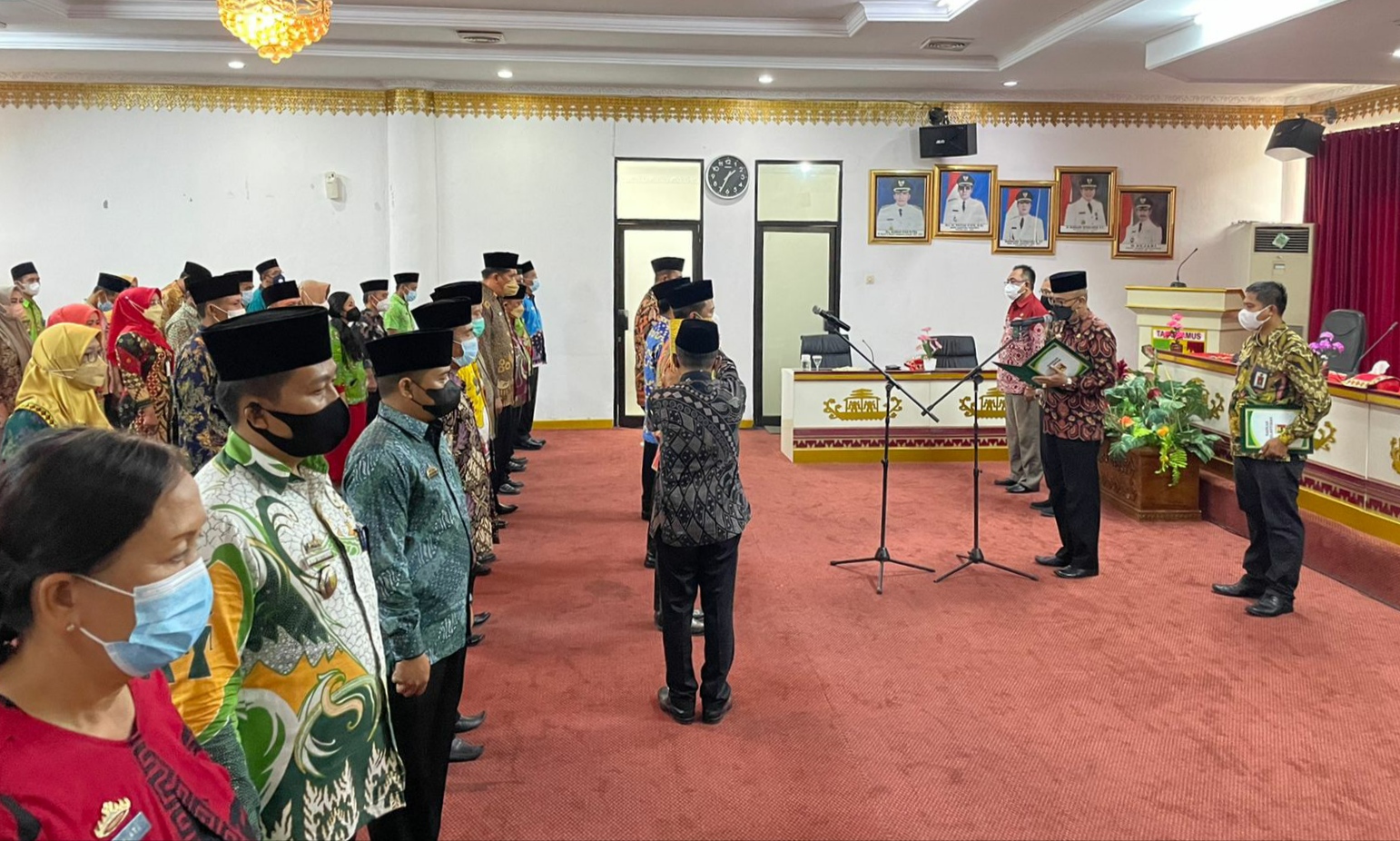 Sekkab Lantik JPTP, Administrator dan Pengawas