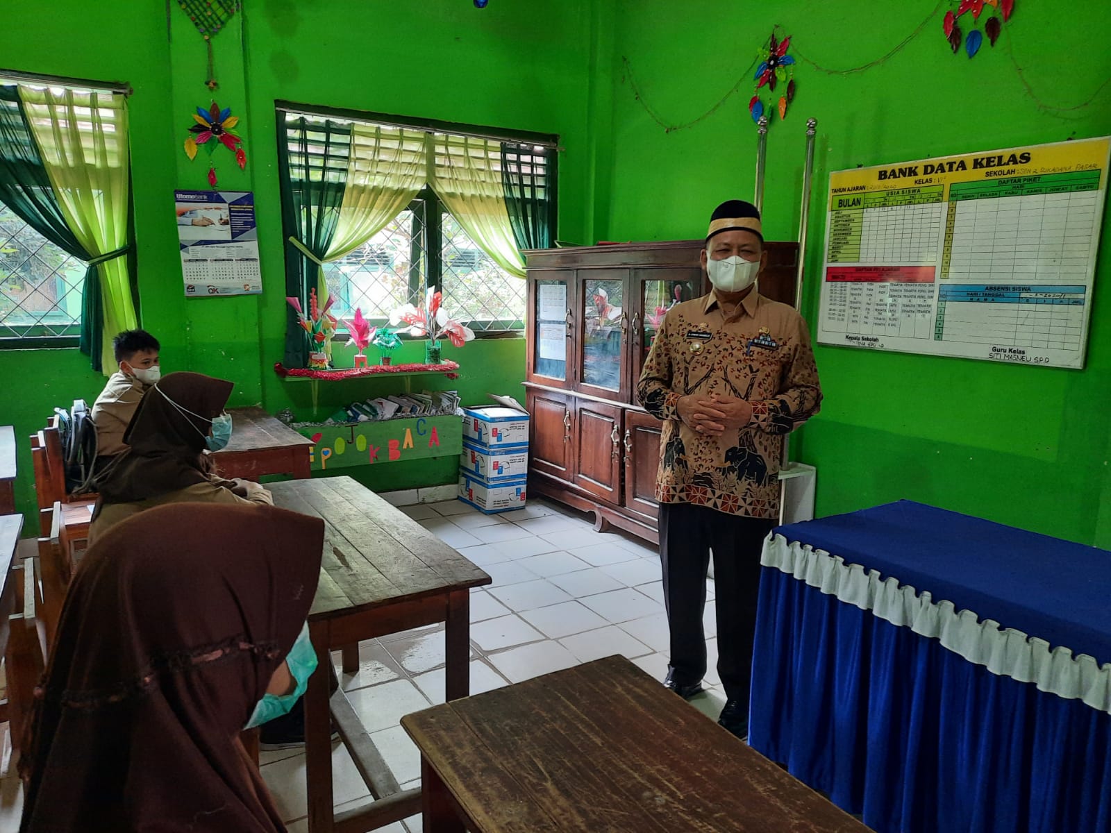 Bupati Lamtim Pantau Simulasi PTMT