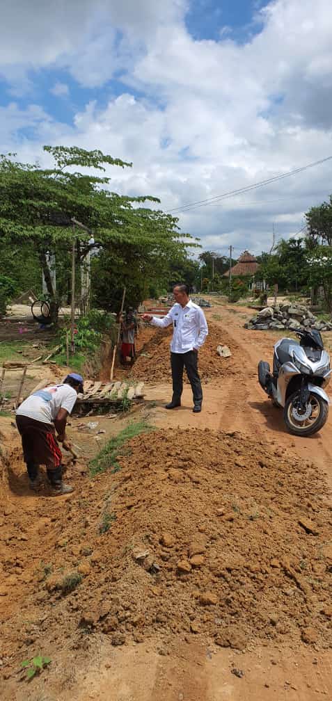 Realisasikan ADD Sesuai Skala Prioritas, Kampung di Way Kanan Ini Bangun Siring