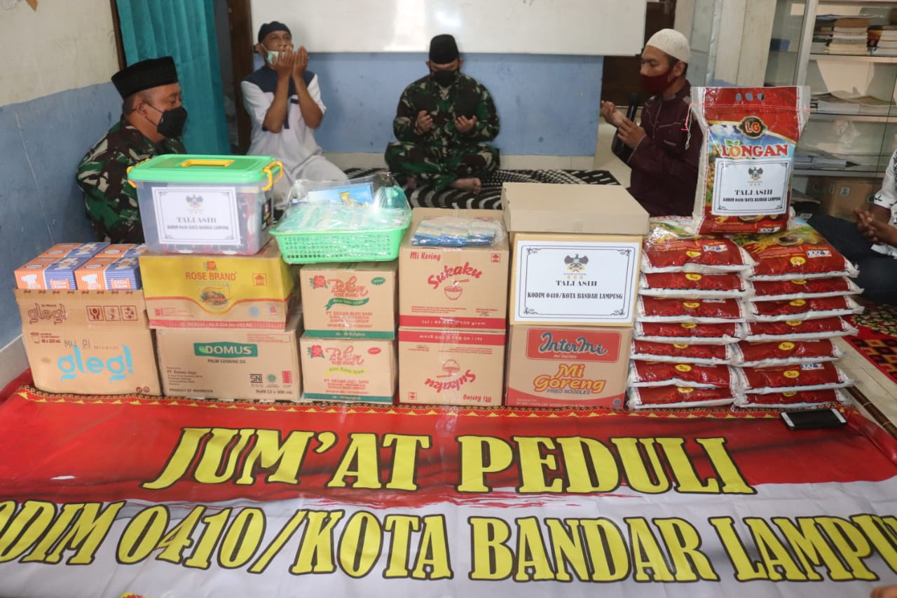 Wujud Kepedulian, Dandim 0410/KBL Kunjungi Rumah Yatim Penghafal Alquran