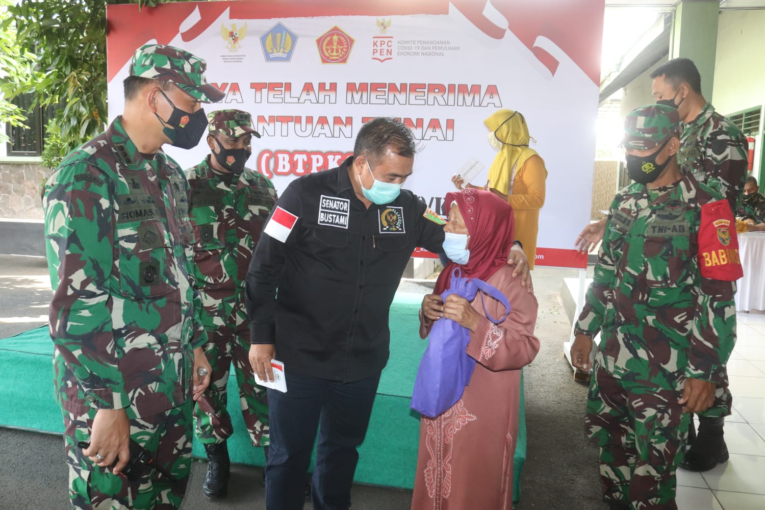 Dandim 0410/KBL Terima Kunjungan Anggota DPD RI