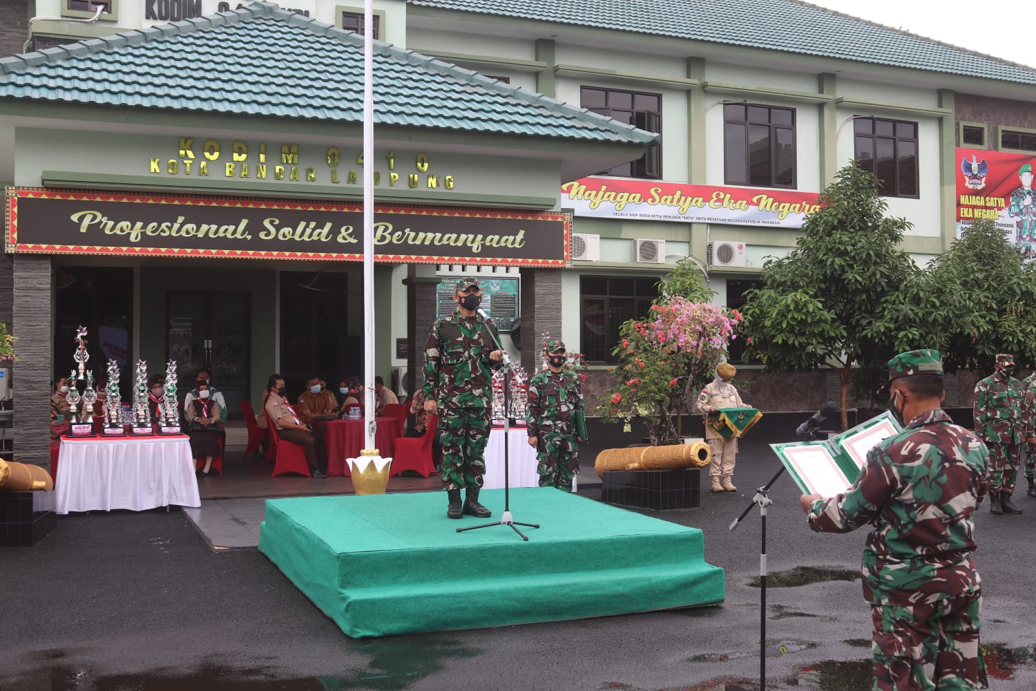 Kolonel Inf Romas Herlandes Secara Resmi Buka Tri Lomba Juang Kodim 0410/KBL