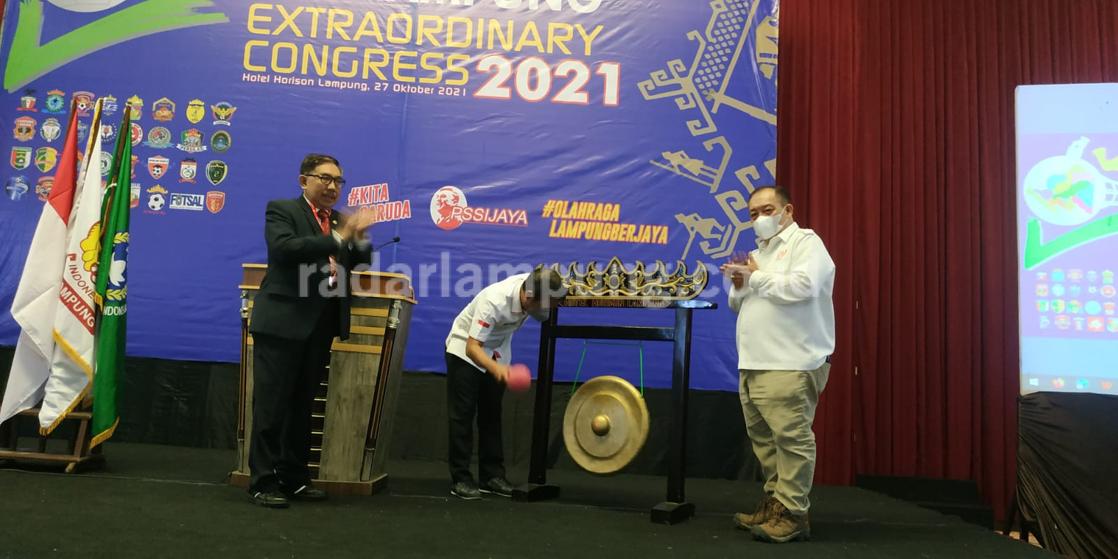 Terpilih Aklamasi, Eddy Samsu Kembali Pimpin PSSI Lampung