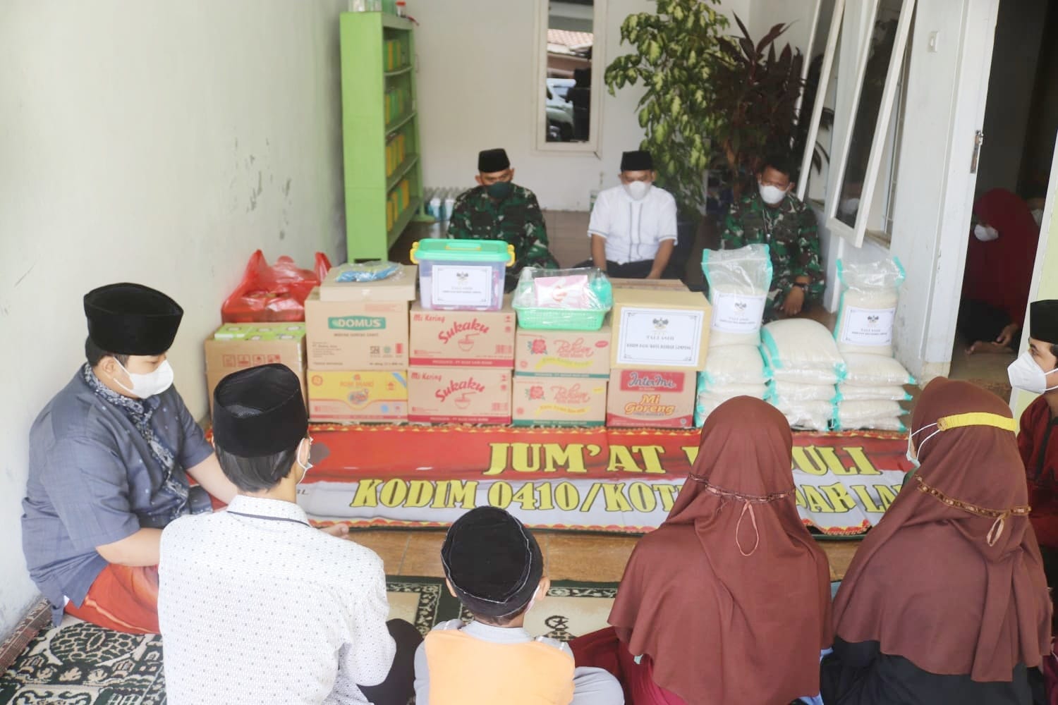 Dandim 0410/KBL Berikan Bantuan dan Kunjungan ke Panti Asuhan