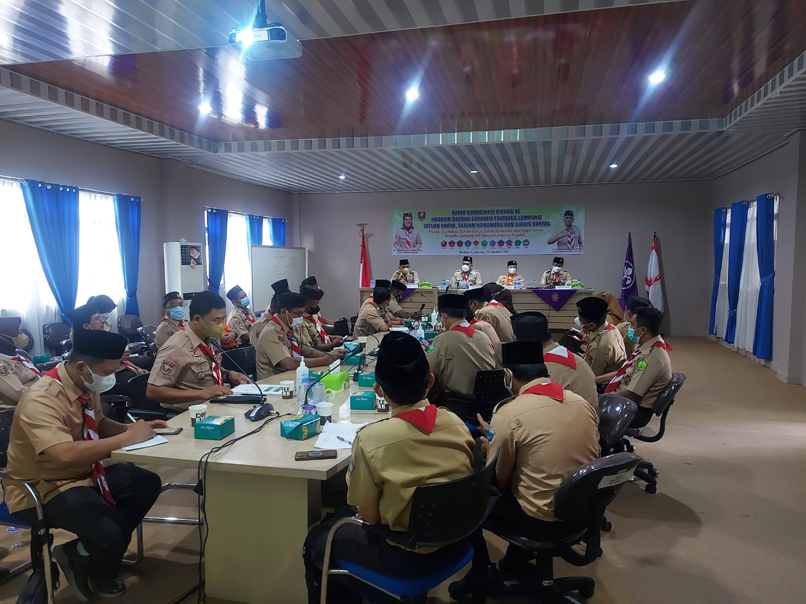 Kasdim 0410/KBL Ikuti Rakor Bidang VI Kwarda Gerakan Pramuka Lampung