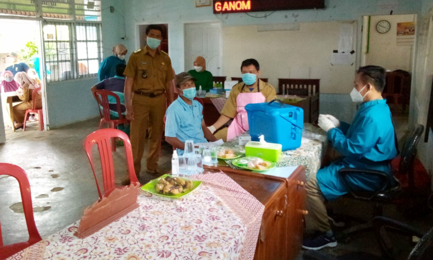 Ratusan Warga Tanjung Anom Divaksin