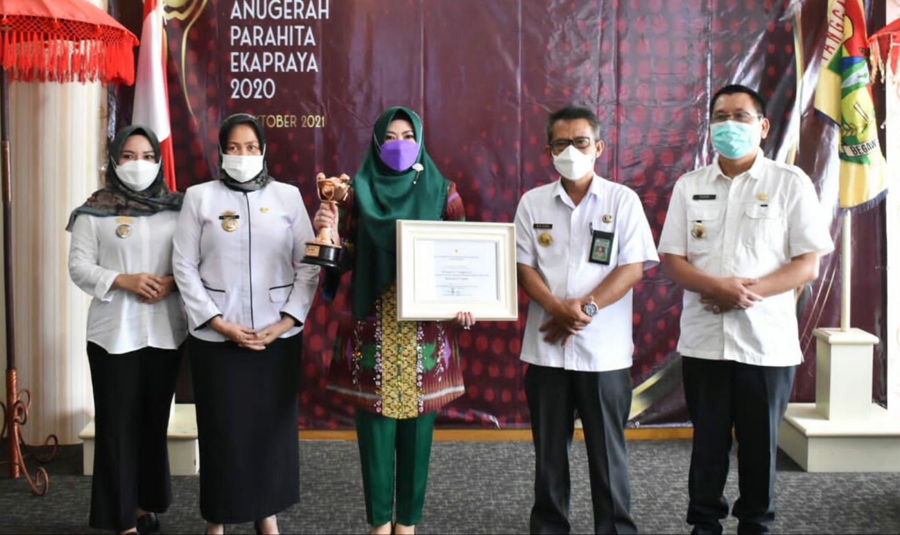 Bupati Tanggamus Terima Penghargaan APE 2020