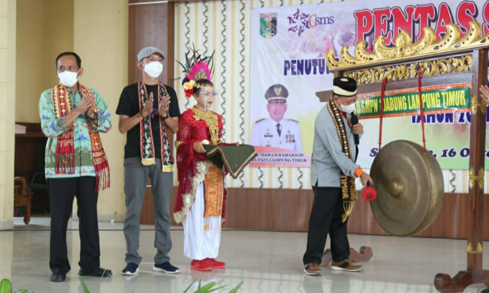 Bupati Ajak Pelajar Lestarikan Seni Budaya Lamtim