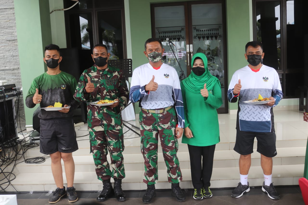 Kodim 0410/KBL Laksanakan Giat Syukuran Kenaikan Pangkat Bintara