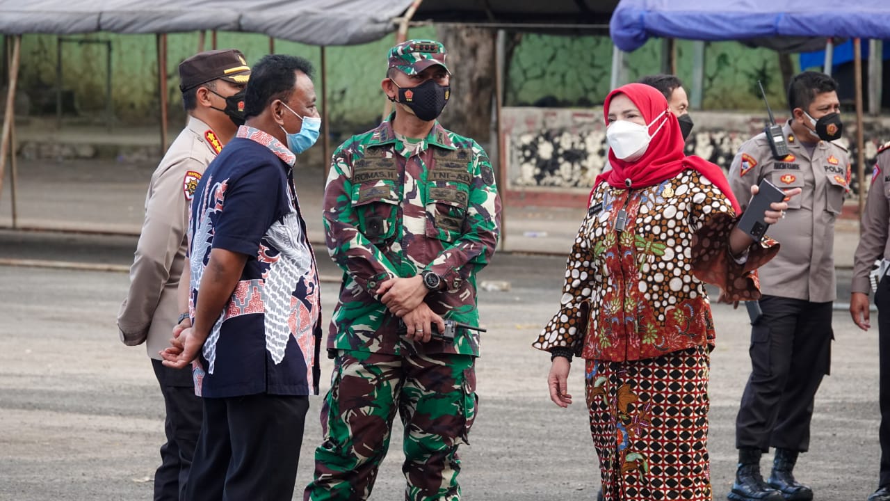 Dukung Percepatan Vaksinasi, Kodim 0410/KBL bersama Pemkot Gelar Serbuan Vaksinasi