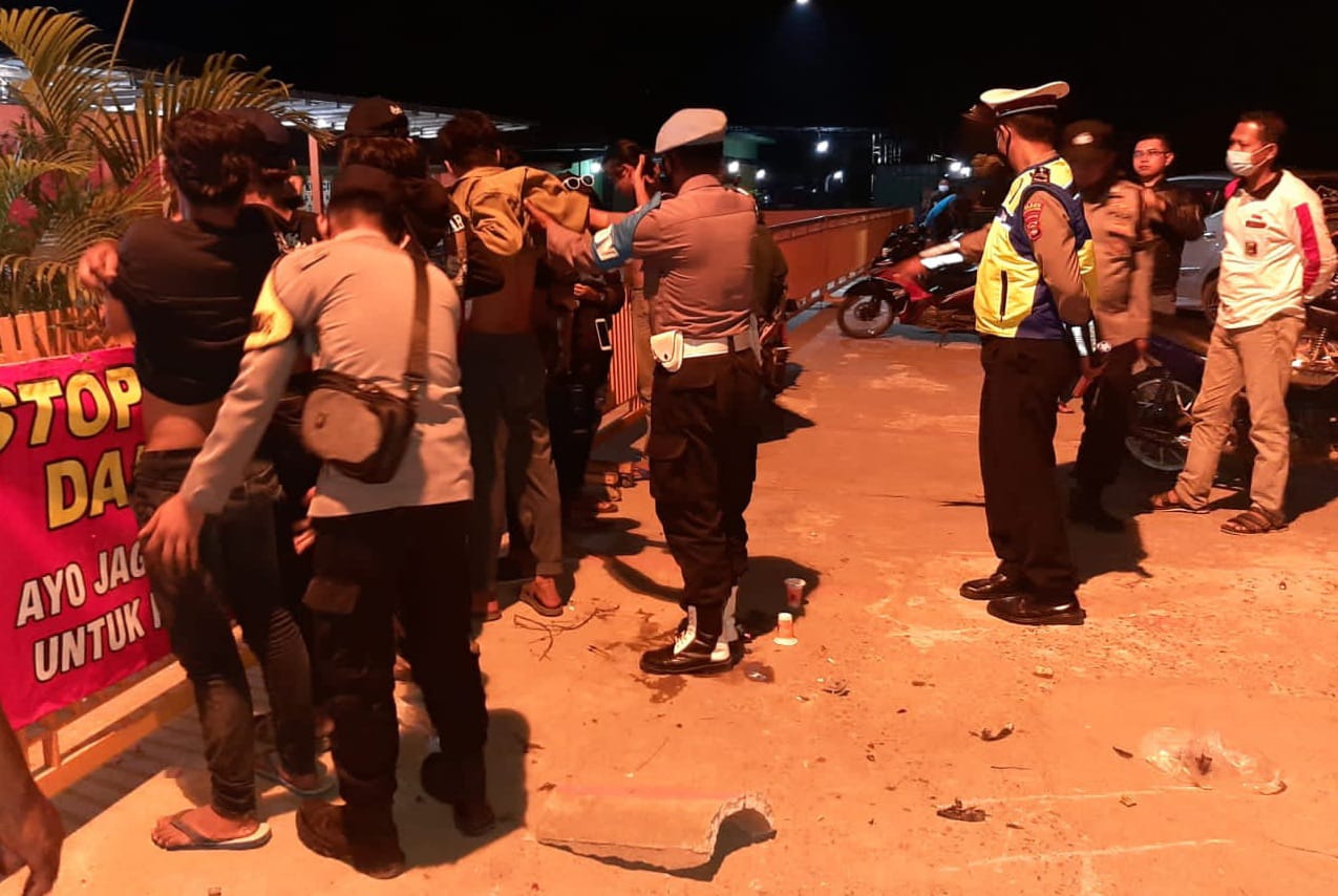 Bubarkan Balap Liar, Polisi Amankan Empat Motor
