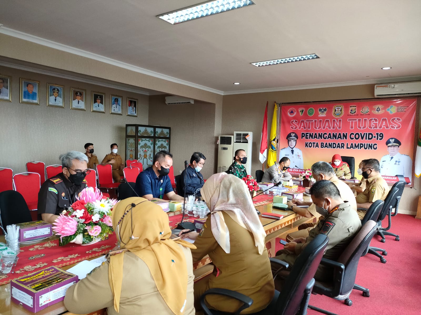Kolonel Inf Romas Herlandes Ikuti Rapat Kesiapan Menjelang Perayaan Nataru