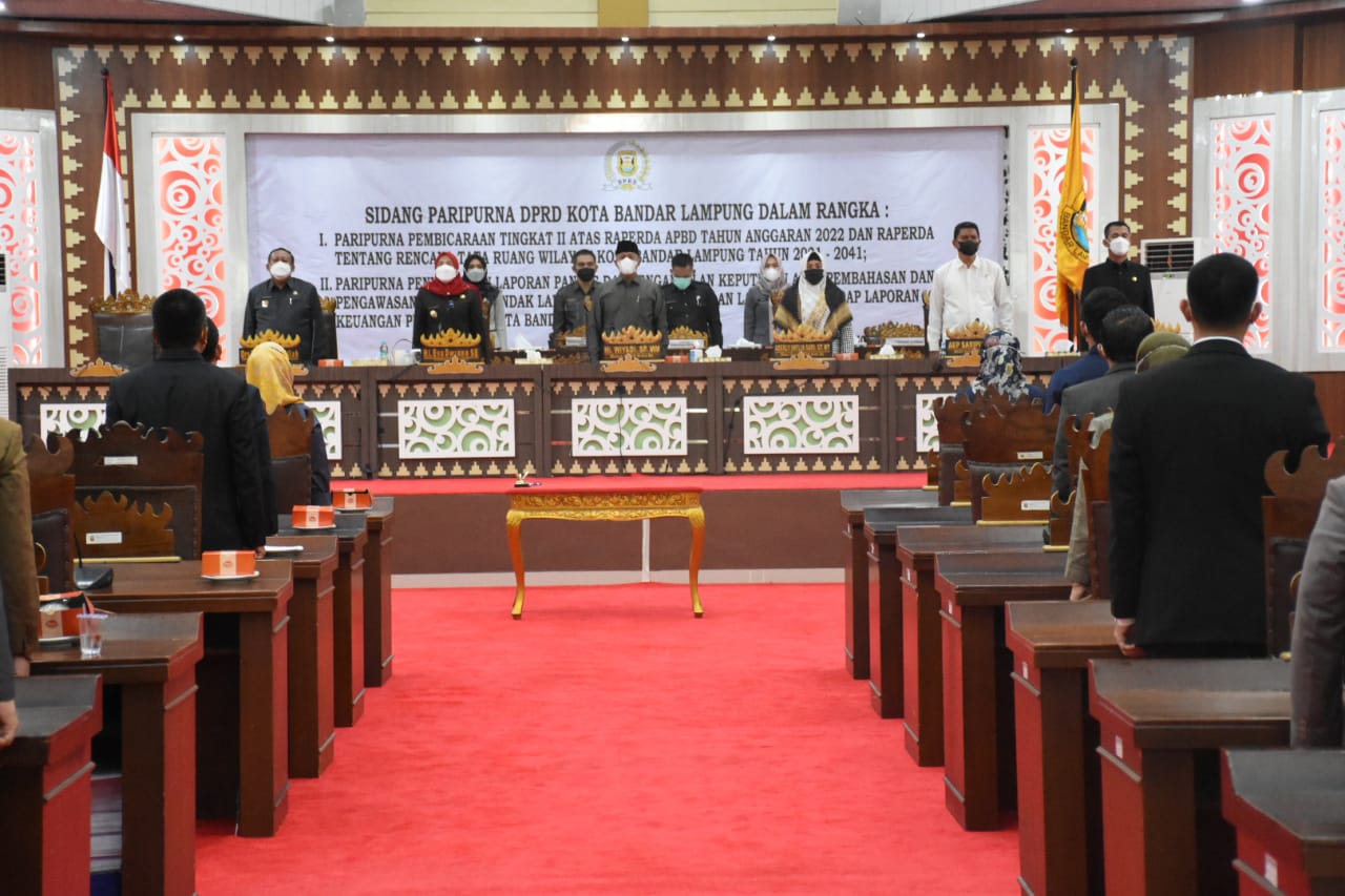 Tok, APBD Bandarlampung 2022 Ditetapkan Rp2,34 Triliun