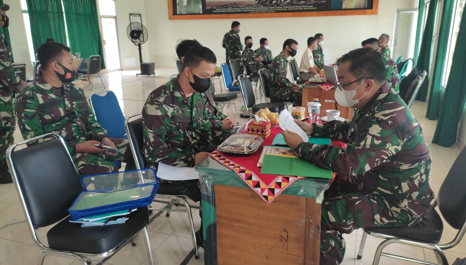Tim Wasrik Itdam II/Sriwijaya Kunjungi Kodim 0424/Tangggamus