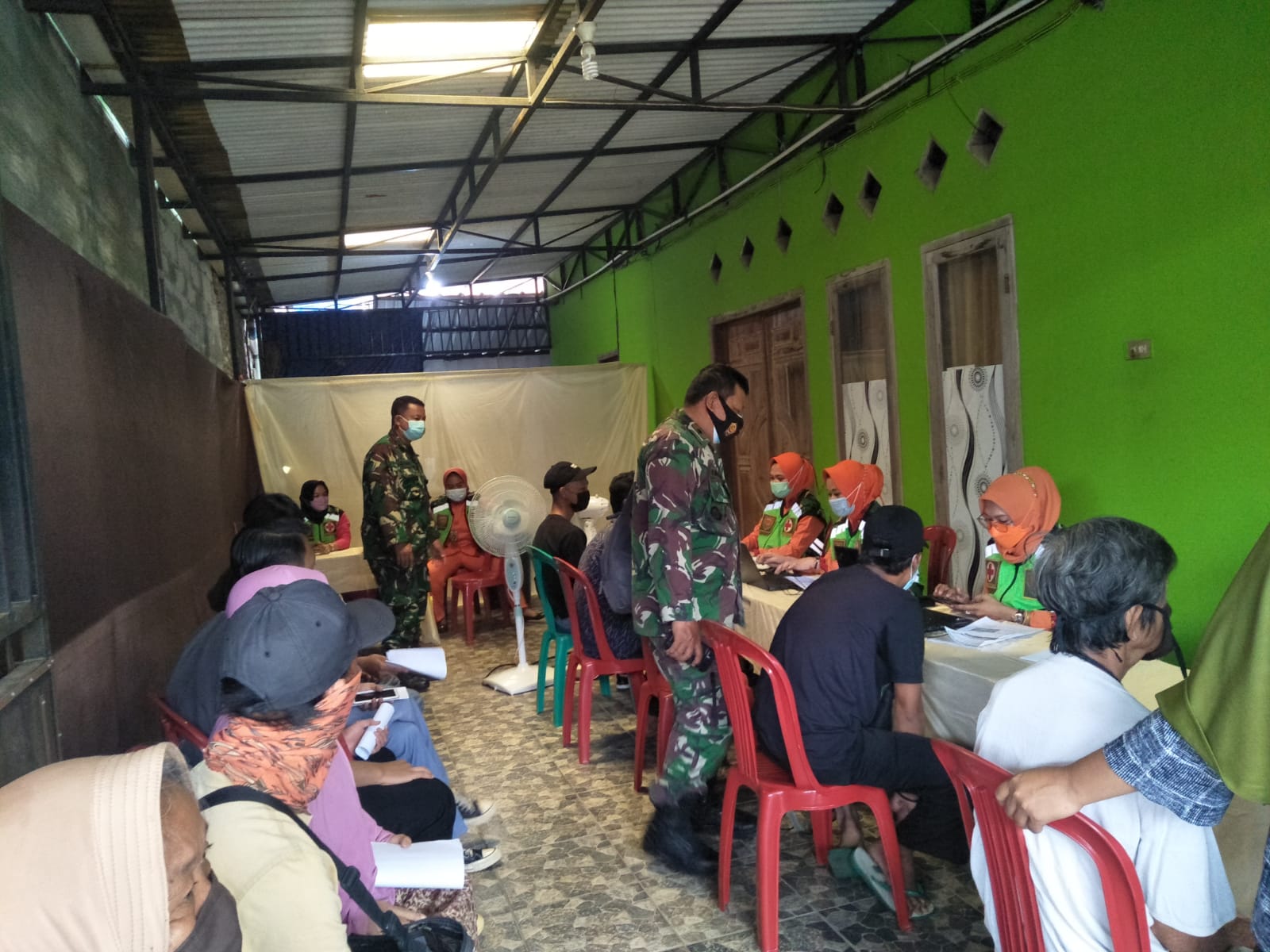 110 Dosis Vaksin Sinovac, Diberikan Untuk Warga Binaan Koramil 410-06/Kedaton