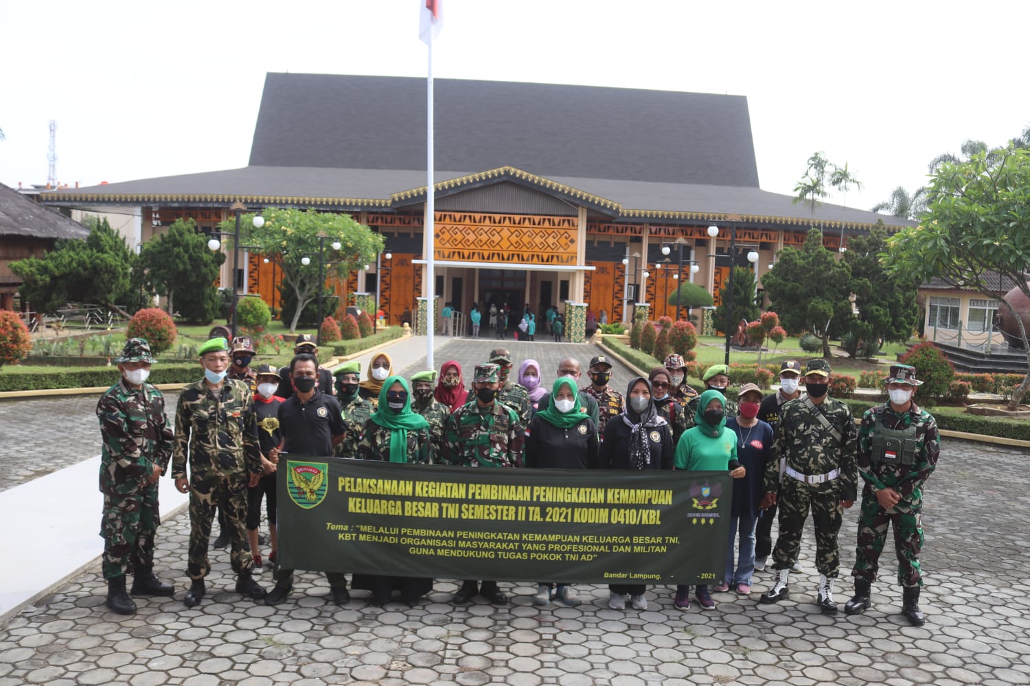 Kodim 0410/KBL Laksanakan Pembinaan Peningkatan Kemampuan KBT Semester II TA. 2021