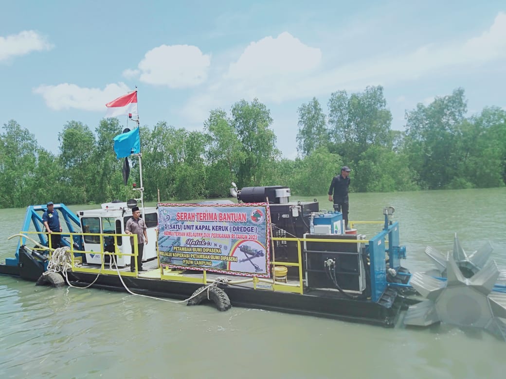 Dapatkan Sarpras Paling Mahal Dari KKP RI, Petambak Dipasena Lanjutkan Revitalisasi Mandiri