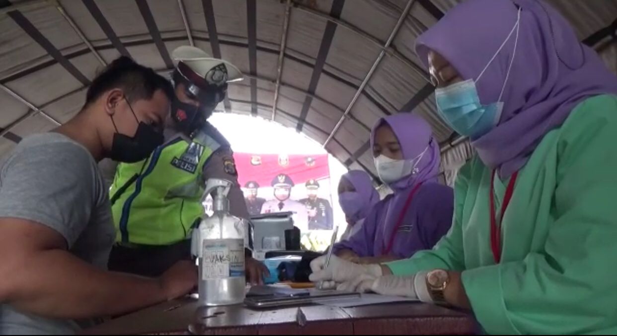 Antisipasi Penyebaran Covid-19, Polresta Bandarlampung Aktifkan Pos Penyekatan