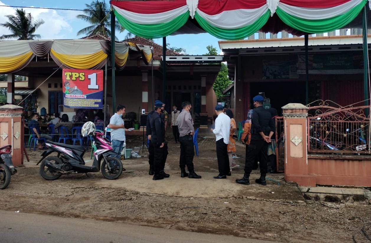 Amankan Pilkades Serentak 2021, Polres Lampura Terjunkan 557 Personil Gabungan