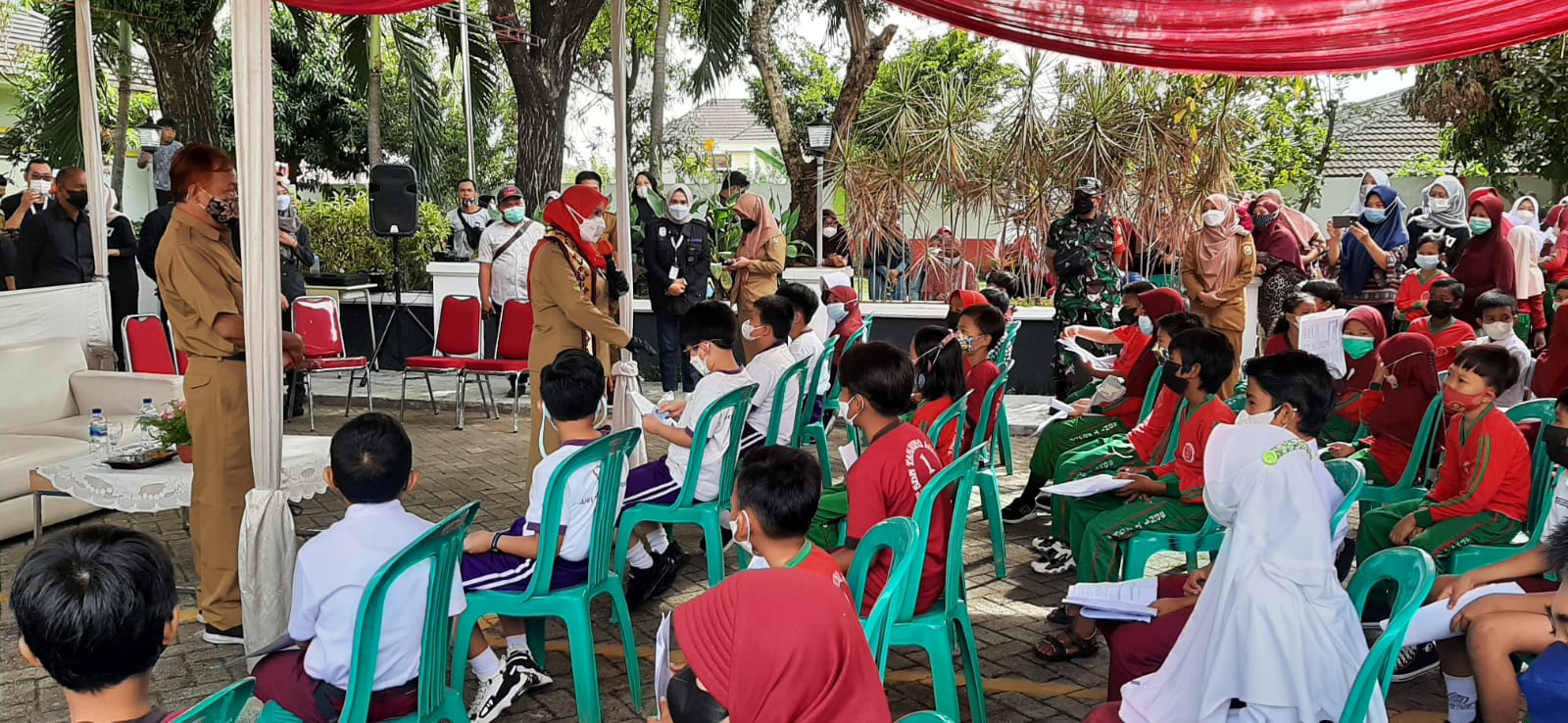 Bandarlampung Mulai Vaksin Anak Usia 6-11 Tahun, Wali Kota: Guru Harus Gencar Sosialisasi