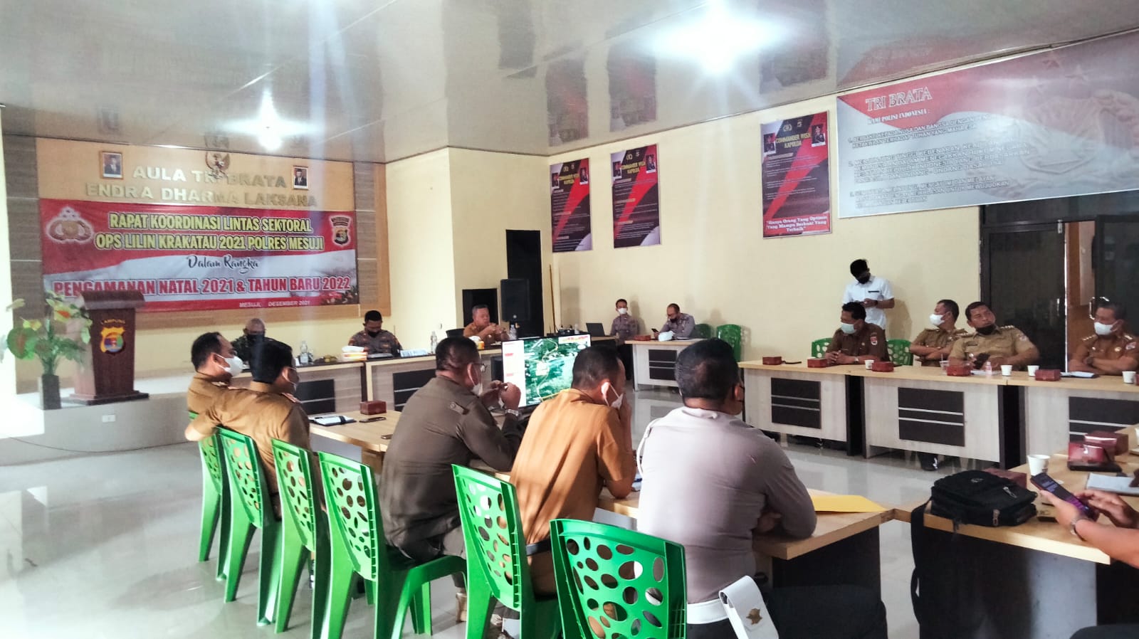 Polres Mesuji Gelar Ops Lilin Krakatau 2021