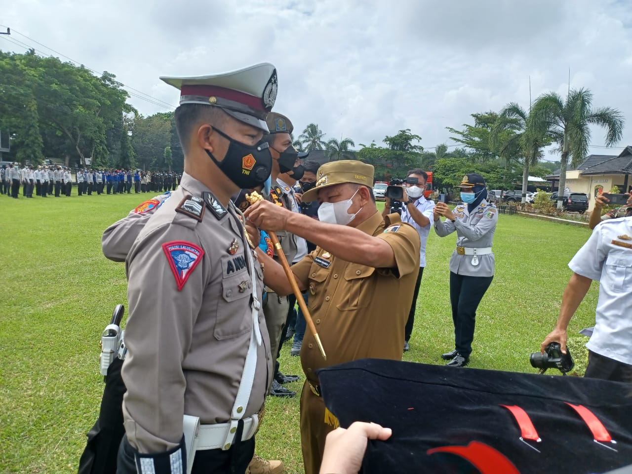 Operasi Lilin Krakatau Polres Lamtim Terjunkan 387 Personil Gabungan