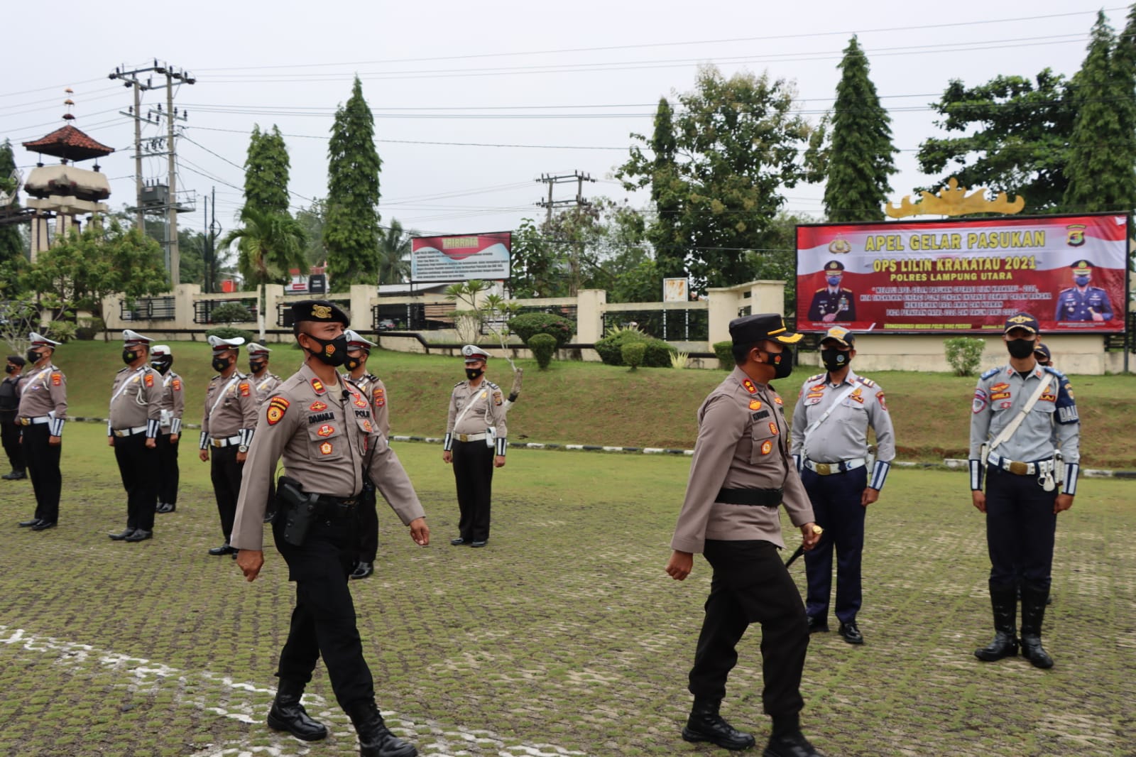 Polres Lampura Terjunkan 180 Personel Pengamanan Nataru