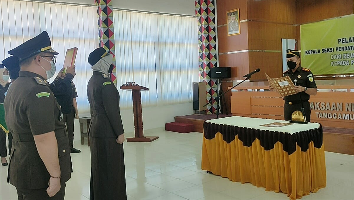 Jabatan Kasi Datun Kejari Tanggamus Diserahterimakan