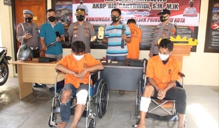 Tiga Pembobol Konter di Ambarawa Ditangkap, Dua Ditembak