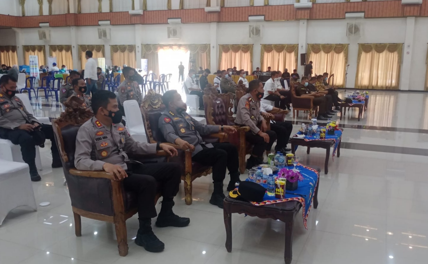 Polres Pesawaran Gencarkan Vaksinasi Massal