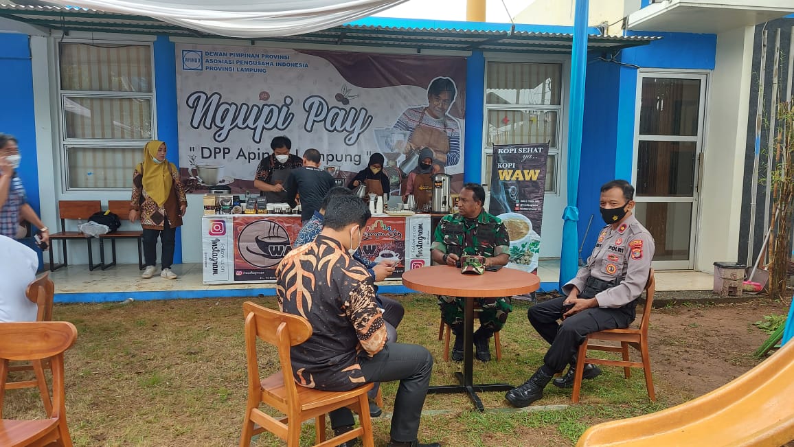 Kodim 0410/KBL Hadiri Peresmian Rumah Inovatif dan Kreatif UMKM serta Dialog Dengan Menteri BUMN RI dan Wakil 