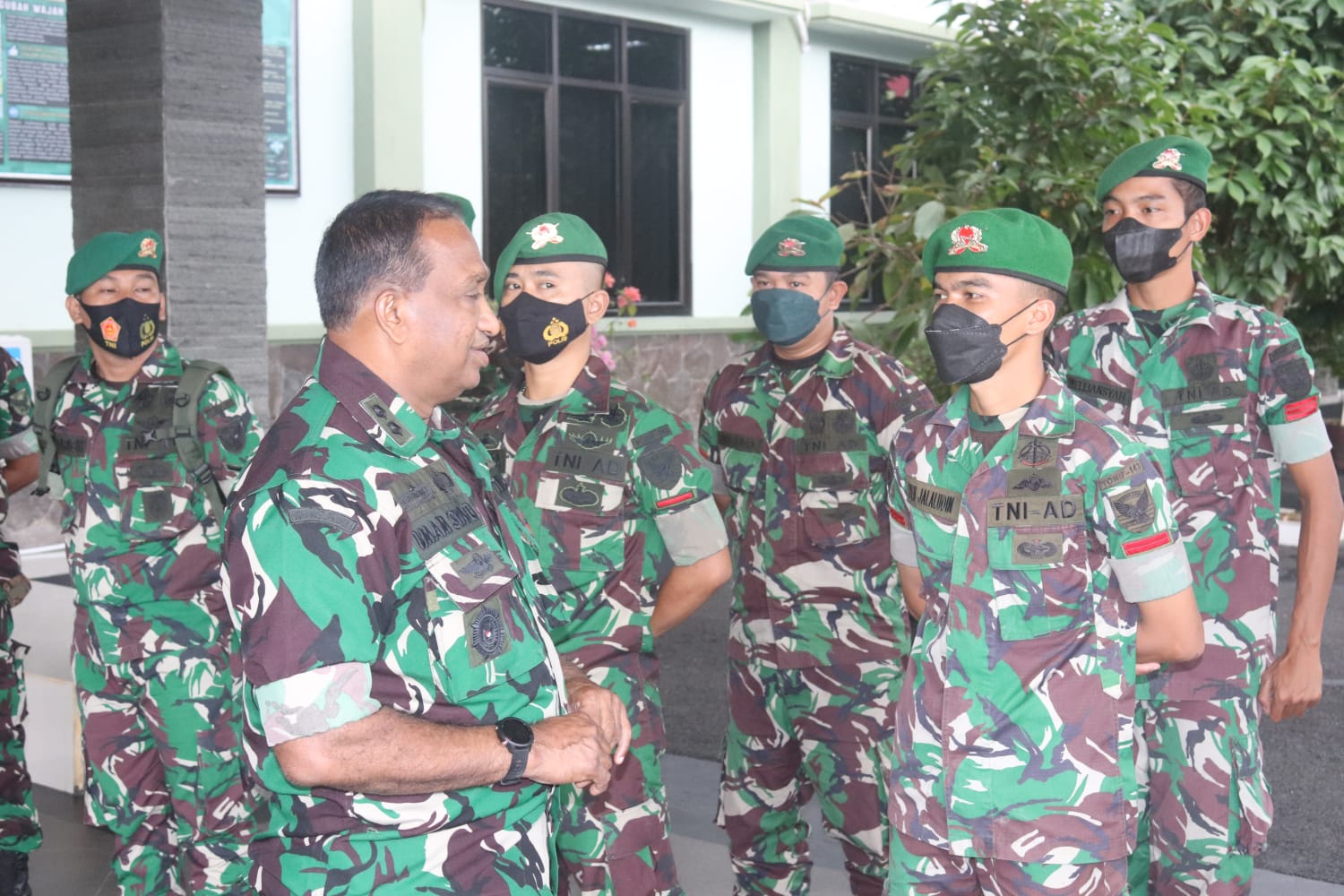 Kasdim 0410/KBL Beri Arahan Kepada Personel BKO Dari Yonif 143/TWEJ