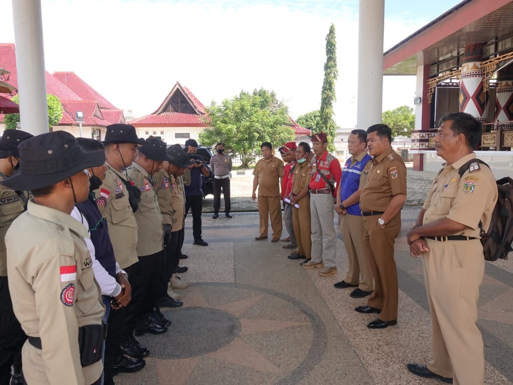 15 Satgas Tagana Lamteng Dikirim ke Semeru