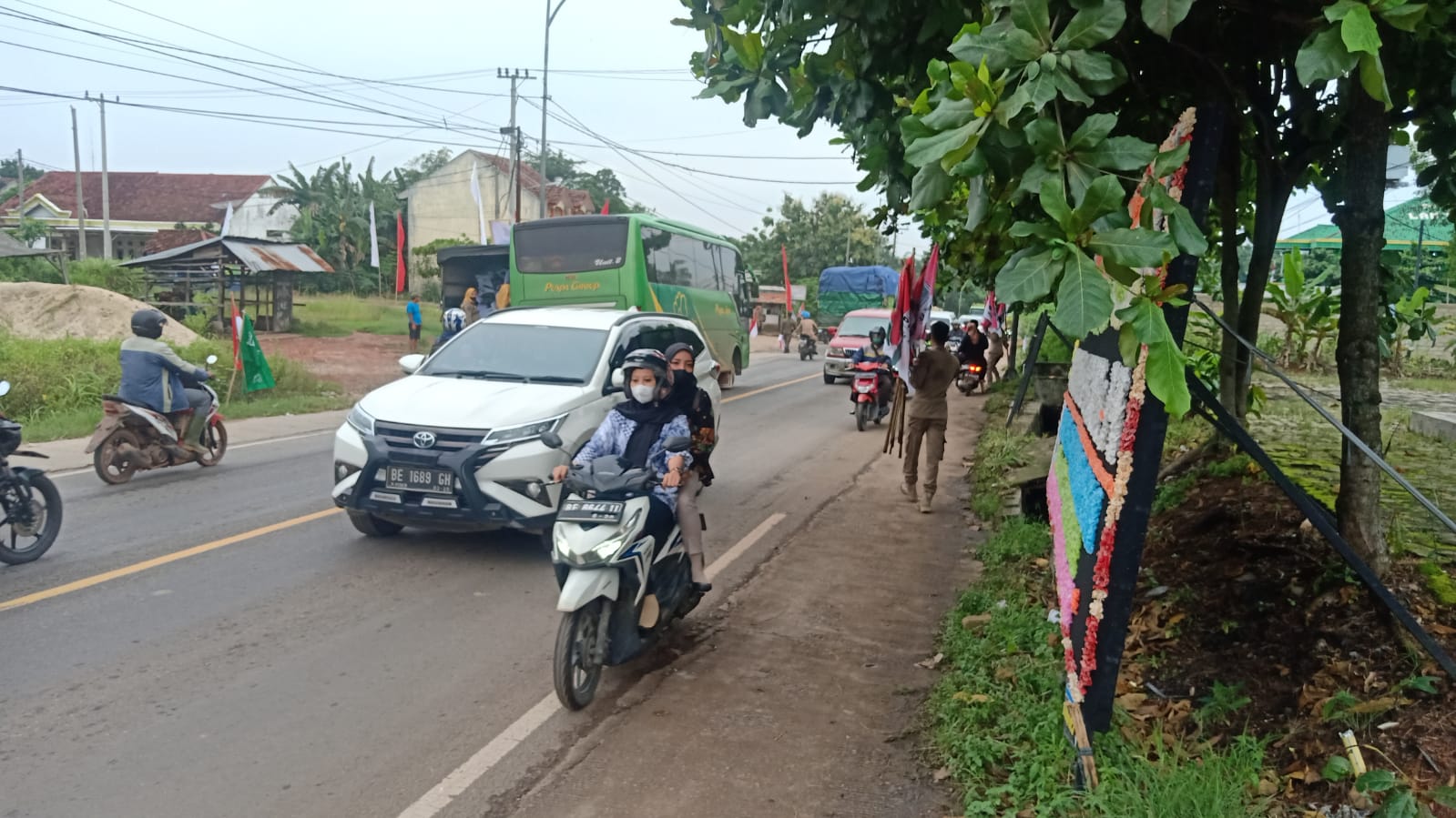 Atribut Parpol Diseterilkan dari Area Muktamar hingga Jalinteng Sumetera