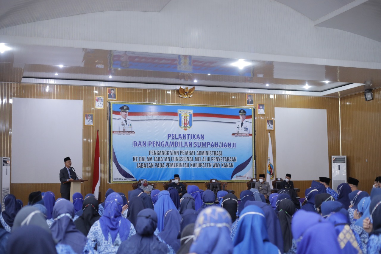 Di Penghujung Tahun, 226 Pejabat Way Kanan Dilantik