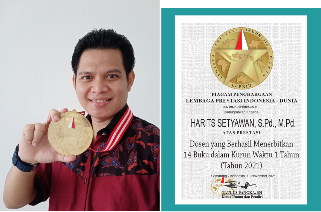 Dosen Itera Ini Terbitkan 14 Buku Kurun Satu Tahun