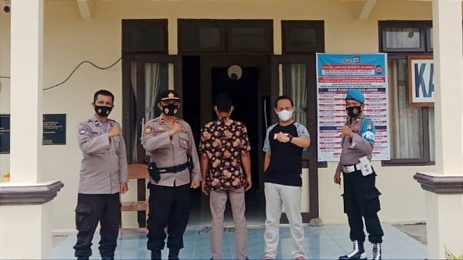 Pelaku Penyiram Air Keras di Bumiagung Menyerahkan Diri