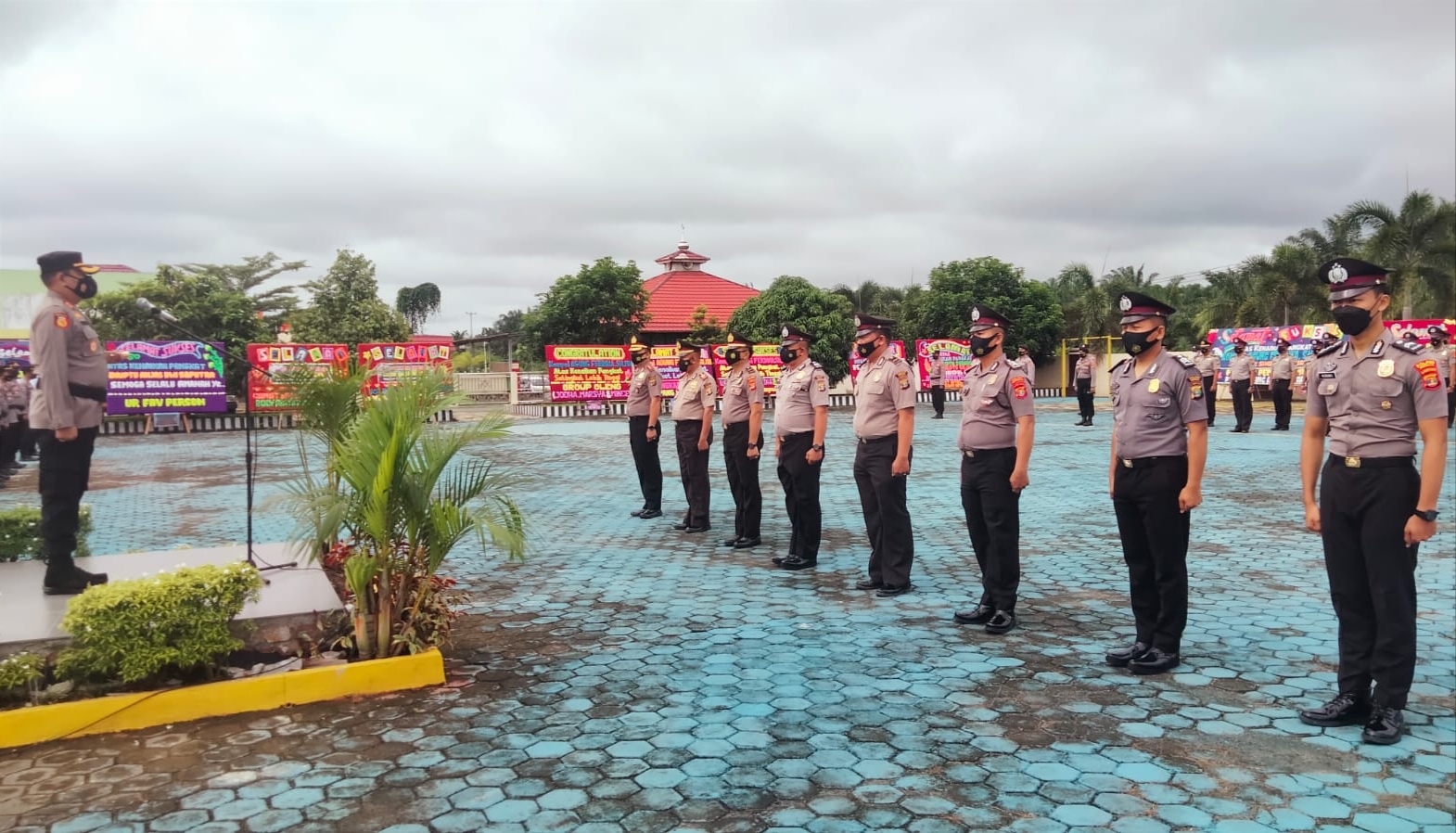 Tahun Baru, 54 Personel Polres Mesuji Naik Pangkat