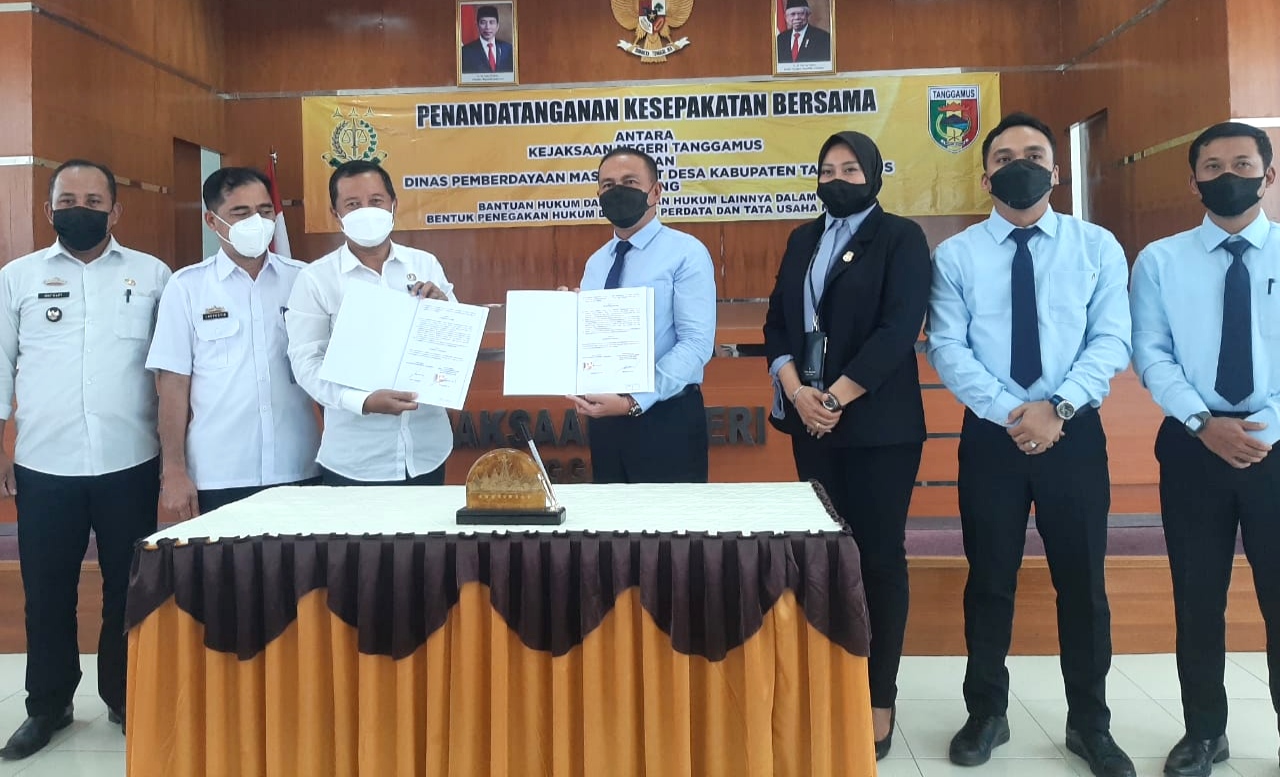 Kejari Tanggamus-Dinas PMD Kerjasama Bidang Datun