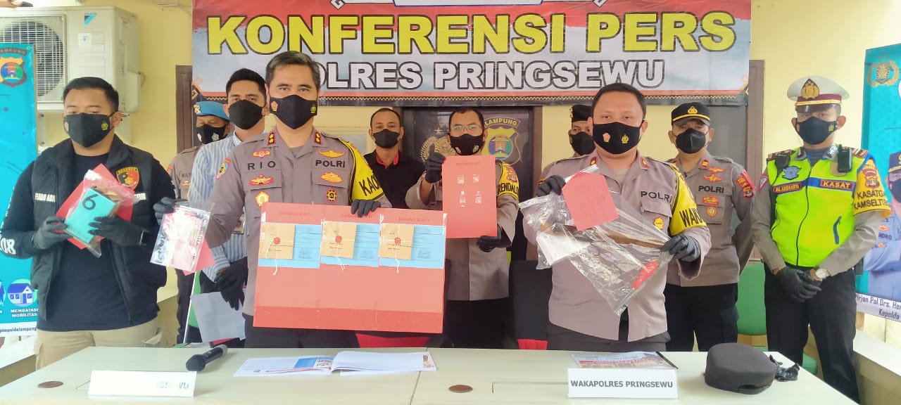 Sepanjang 2021, 25 Orang Tewas Lakalantas di Pringsewu
