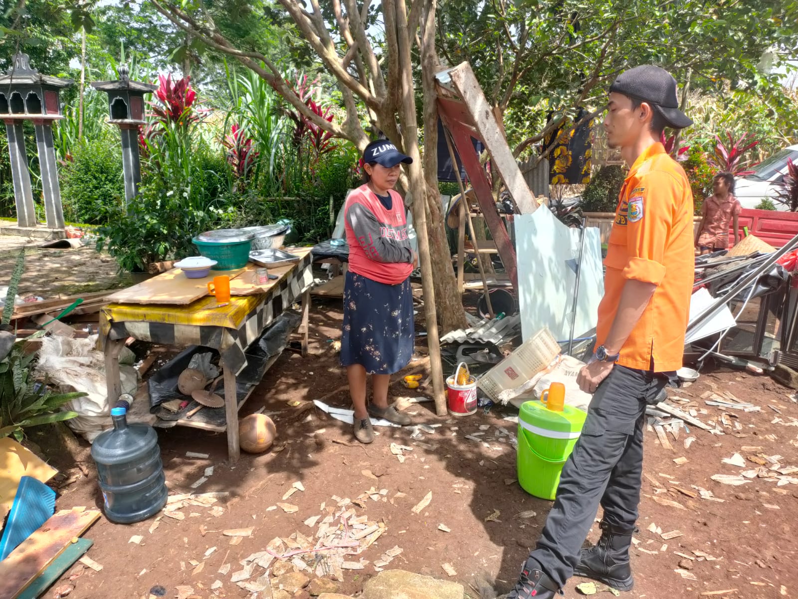 Diterjang Puting Beliung, Rumah Warga Lamtim Ini Ambruk Rata dengan Tanah